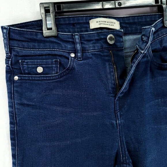 Maison Scotch Haut High Rise Skinny Jeans Size 30X32 Stretch Slimming - Picture 9 of 14